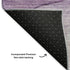 5' X 8' Purple And Ivory Abstract Washable Area Rug With UV Protection