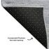 8' X 10' Navy Blue And Ivory Abstract Washable Area Rug With UV Protection