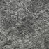 9' X 12' Charcoal And Silver Floral Washable Area Rug With UV Protection