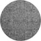 9' X 12' Charcoal And Silver Floral Washable Area Rug With UV Protection