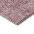 9' X 12' Pink And Ivory Floral Washable Area Rug With UV Protection