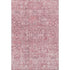 9' X 12' Pink And Ivory Floral Washable Area Rug With UV Protection