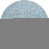 9' X 12' Sky Blue And Ivory Floral Washable Area Rug With UV Protection