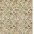 9' X 12' Beige Red And Salmon Geometric Washable Area Rug With UV Protection