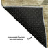 9' X 12' Beige Red And Salmon Geometric Washable Area Rug With UV Protection