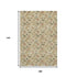 9' X 12' Beige Red And Salmon Geometric Washable Area Rug With UV Protection