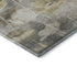5' X 8' Beige Gray And Ivory Floral Washable Area Rug With UV Protection