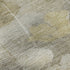 5' X 8' Beige Gray And Ivory Floral Washable Area Rug With UV Protection