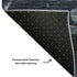 8' X 10' Blue Ivory And Gray Floral Washable Area Rug With UV Protection