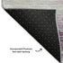 5' X 8' Purple Gold And Ivory Abstract Washable Area Rug With UV Protection