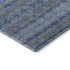 10' X 14' Navy Blue Gray And Ivory Floral Medallion Washable Area Rug With UV Protection