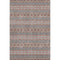 3' X 5' Chili Red Gray And Ivory Floral Medallion Washable Area Rug With UV Protection