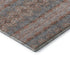 3' X 5' Chili Red Gray And Ivory Floral Medallion Washable Area Rug With UV Protection