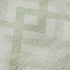 5' X 8' Mint Green And Ivory Geometric Washable Area Rug With UV Protection