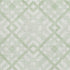 5' X 8' Mint Green And Ivory Geometric Washable Area Rug With UV Protection