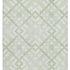5' X 8' Mint Green And Ivory Geometric Washable Area Rug With UV Protection