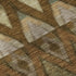 8' X 10' Brown Sage And Beige Southwestern Washable Area Rug With UV Protection