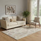 5' X 8' Brown And Beige Geometric Washable Area Rug With UV Protection