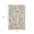 8' X 10' Brown And Beige Geometric Washable Area Rug With UV Protection
