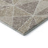 8' X 10' Brown And Beige Geometric Washable Area Rug With UV Protection