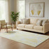 5' X 8' Gold And Gray Geometric Washable Area Rug With UV Protection
