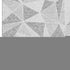8' X 10' Gray And Silver Geometric Washable Area Rug With UV Protection