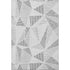 8' X 10' Gray And Silver Geometric Washable Area Rug With UV Protection
