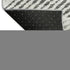 9' X 12' Gray And Silver Geometric Washable Area Rug With UV Protection