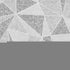 9' X 12' Gray And Silver Geometric Washable Area Rug With UV Protection