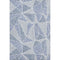5' X 8' Navy Blue And Ivory Geometric Washable Area Rug With UV Protection