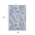 8' X 10' Navy Blue And Ivory Geometric Washable Area Rug With UV Protection