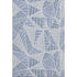 8' X 10' Navy Blue And Ivory Geometric Washable Area Rug With UV Protection