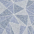8' X 10' Navy Blue And Ivory Geometric Washable Area Rug With UV Protection