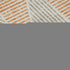8' X 10' Orange And Gray Geometric Washable Area Rug With UV Protection