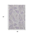 5' X 8' Purple And Silver Geometric Washable Area Rug With UV Protection