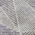 5' X 8' Purple And Silver Geometric Washable Area Rug With UV Protection