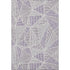 5' X 8' Purple And Silver Geometric Washable Area Rug With UV Protection