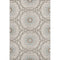 8' X 10' Beige Teal And Brown Geometric Washable Area Rug With UV Protection