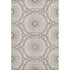 8' X 10' Beige Teal And Brown Geometric Washable Area Rug With UV Protection