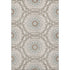8' X 10' Beige Teal And Brown Geometric Washable Area Rug With UV Protection