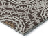 5' X 8' Chocolate And Ivory Geometric Washable Area Rug With UV Protection