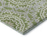 8' X 10' Green And Ivory Geometric Washable Area Rug With UV Protection
