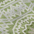 9' X 12' Green And Ivory Geometric Washable Area Rug With UV Protection