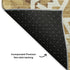 9' X 12' Gold And Ivory Geometric Washable Area Rug With UV Protection