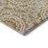 9' X 12' Gold And Ivory Geometric Washable Area Rug With UV Protection