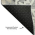 9' X 12' Gray And Ivory Geometric Washable Area Rug With UV Protection