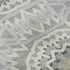 9' X 12' Gray And Ivory Geometric Washable Area Rug With UV Protection