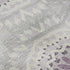 8' X 10' Lilac And Ivory Geometric Washable Area Rug With UV Protection