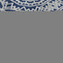 5' X 8' Navy Blue And Ivory Geometric Washable Area Rug With UV Protection