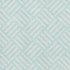 8' X 10' Aqua And Ivory Geometric Washable Area Rug With UV Protection